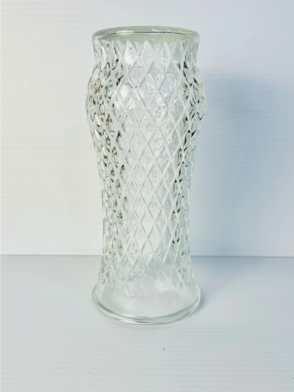 8” Vintage Style Glass Vase